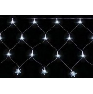 PISCA CASCATA 120 LEDS 8 FUNÇÕES ESTRELA BRANCO