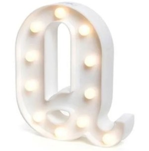 FESTA LUMINÁRIA LED LETRA Q