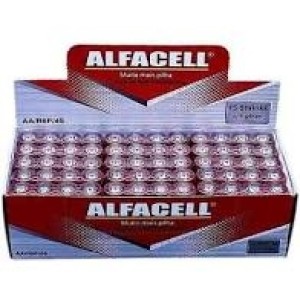 PILHA PEQUENA ALFACELL AA CX 60 UNIDADES