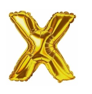 FESTA BALÃO DOUR.40CM LETRA X 2UN