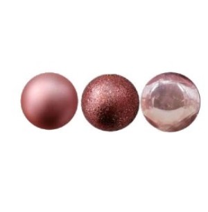 BOLA TUBO 8CM 6UN MISTA ROSÉ