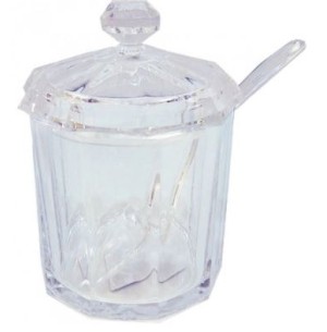 AÇUCAREIRO ACRÍLICO 10CM