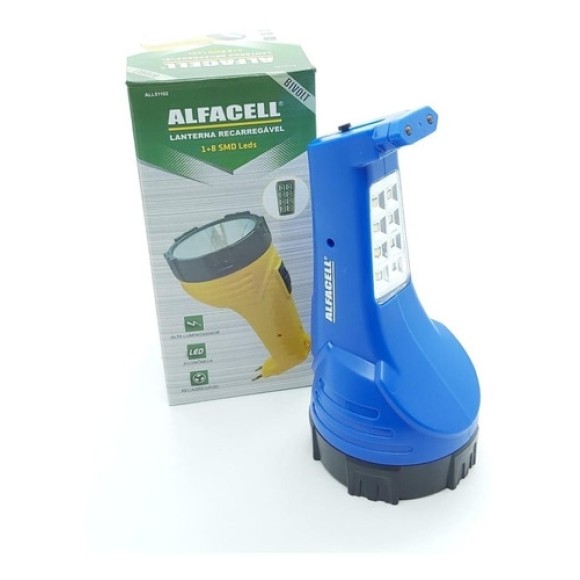 LANTERNA RECAR.9 LEDS 19CM