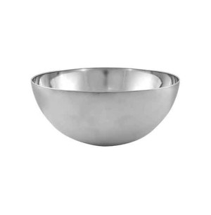 TIGELA INOX 14X7CM REDONDA
